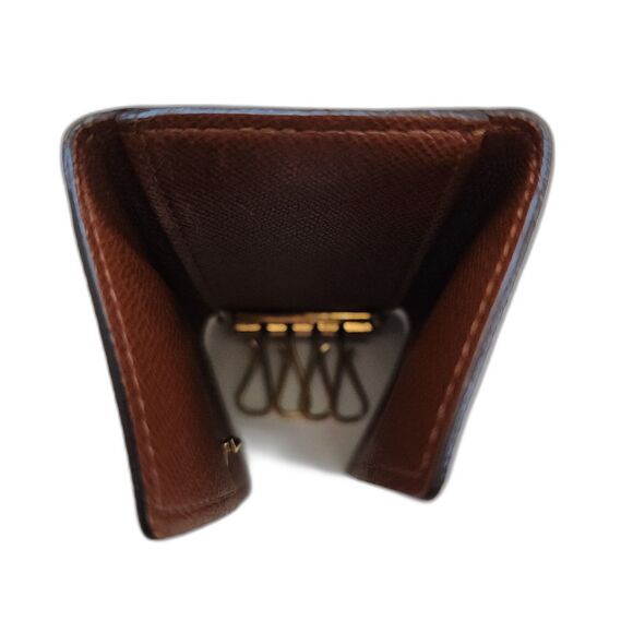 Louis Vuitton LV Monogram Coated Canvas 4 Ring Key Holder - Picture 10 of 10